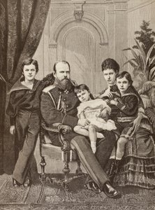 Alejandro III de Rusia y su familia, de 